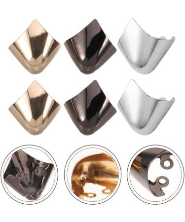 Beavorty High Heels Toe Caps - 3 Pairs Metal Pointed Protectors for Elegant Shoe Repair & Decoration - Buy Online on GoSupps.com
