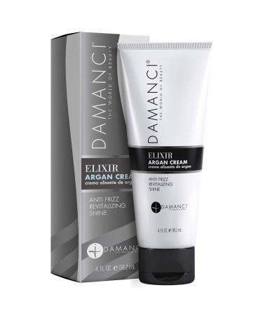 DAMANCI Argan Oil Hair Cream Frizz Control  Rich in Argan Oil  Keratin  Vitamin E  Minerals & Antioxidants  Deep Hydration  Smoothing and Moisturizing for Anti-frizz  Shine and Revitalization 4 Oz 1 Pack