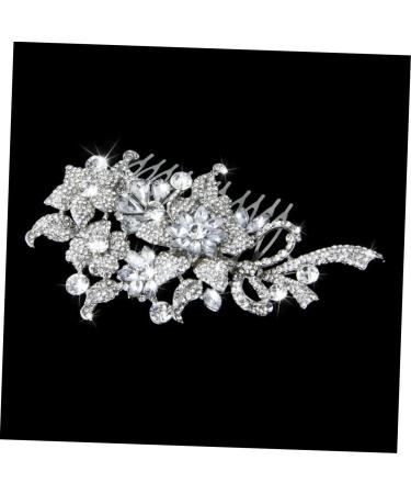 DOITOOL Hair Teasing Comb Diamond Headpiece Flower Hair Accessories Crystal Headpiece Women Hair Comb Rhinestone Headpiece Bowknot Hair Comb Tiara The Flowers Bride South Korea - Buy Online on GoSupps.com