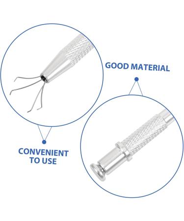 Beavorty Manicure Tools Grabber Nail Art Tools Jewelry Jewlery Nail Tools Gemstone Grabbing Tool Pick up Tool Nail Gems Tool Rhinestone Tools Pickup Tool Metal Sponge Stainless Steel 12.00X1.00X1.00CM Silver - Buy Online on GoSupps.com
