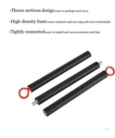 Portable Steel Resistance Band Bar - Fitness & Pilates Workout Equipment for Home Gym - Buy Online on GoSupps.com