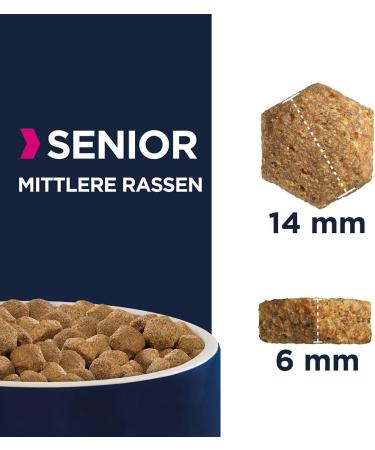 Eukanuba Premium Dry Dog Food with Fresh Chicken for Medium Breeds Senior Formula 15 kg | Ideal for International Shipping - Buy Online on GoSupps.com