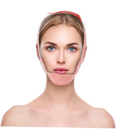 Housoutil Silicone Beauty Women Bandages Chin Lift Facial Slimming Facial Slimming Strap Broom Stick Witch Sign V Line Face Belt Woman Slimming Belt Thin Face - Buy Online on GoSupps.com