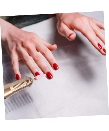 FRCOLOR Nail Polisher Nail Bits Nail Drill Head Manicure Supplies Manicure Grinding Tool Manicure File Head Nail Art Tools Nail Beauty Tools Pink Ceramics Grinder Electric Motor - Buy Online on GoSupps.com