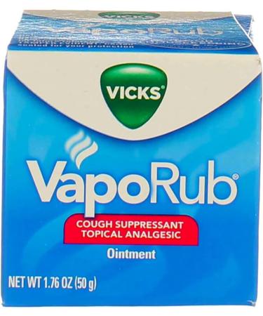 VapoRub 1.76 oz Jar - Fast-Acting Relief for Cold and Flu Symptoms - Buy Online on GoSupps.com