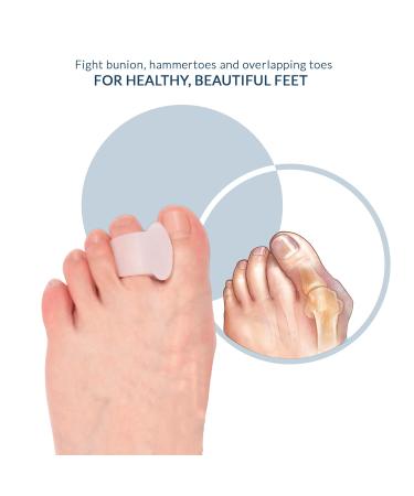 Relax Tony Toe Separators 8Pcs Individual - White | Foot Pain Relief - Buy Online on GoSupps.com