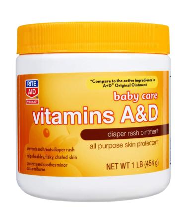 Rite Aid Pharmacy Diaper Rash Ointment with Vitamins A & D - 1 lb