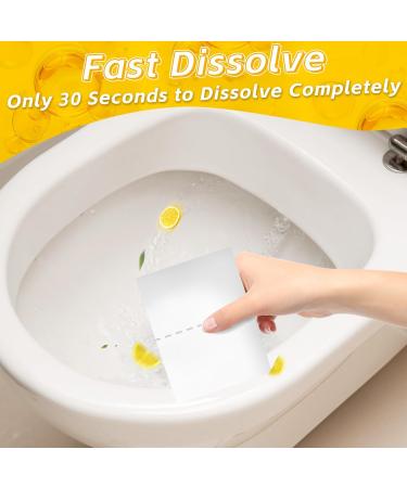 Soulink Toilet Cleaning Sheets - Eco-Friendly Liquidless Strips 80 Cleans Plastic-Free Lemon Scent - International Shipping Available - Buy Online on GoSupps.com