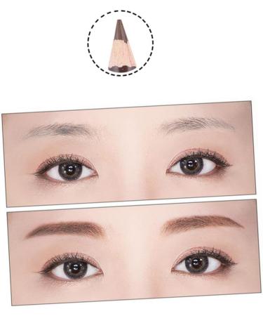 VINTORKY 2pcs Makeup Eyebrow Pencils Grey Brown Mascara White Eyeshadow Eyebrow Pencil Dark Brown Uk Wooden 1 count (Pack of 1) Brown - Buy Online on GoSupps.com