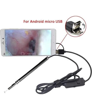 Jteremy 5.5mm HD Visual Ear Camera | 3-in-1 WiFi Ear Endoscope with 6 LED Light | Ear Wax Removal Tool - Buy Online on GoSupps.com