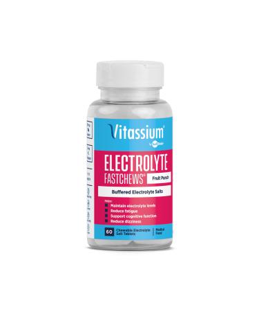 Vitassium FastChews Electrolyte Chewable Tablets Fruit Punch 60 pieces