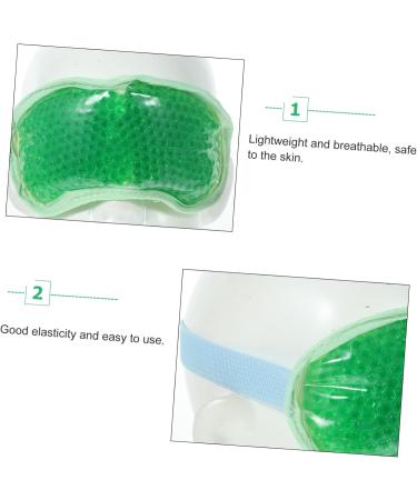 Mikinona Gel Sleep Mask | Hot & Cold Eye Massage | Cooling Migraine Relief & Velvet Comfort - Buy Online on GoSupps.com