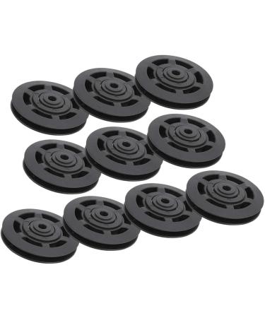 10Pcs Set 95MM Nylon Bea Pulley Wheel Replacement for Gym Fitness Equipment Smooth Performance - Buy Online on GoSupps.com