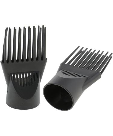 Nigoz 2pcs Professional Salon Hair Dryer Diffuser Comb Attachment - Black Plastic, Superior Quality & Exquisite Craftsmanship - Buy Online on GoSupps.com