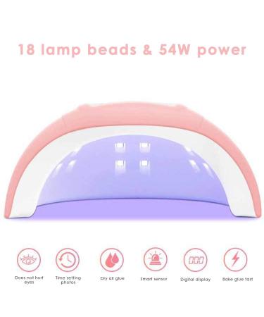 Yolispa Gel Nail Polish Lamp Starter Kit - 36W UV LED Nail Dryer & 15 Nail Art Brushes for Perfect Manicures | International Shipping Available - Buy Online on GoSupps.com