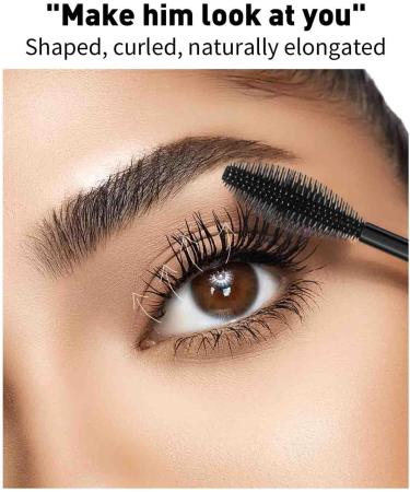  TANOOS Hellokiss 2 in 1 Slimming Long Curl Mascara Waterproof Natural Curling Eyelashes Eye Makeup Creates Natural Looking Brows Effortlessly - Buy Online on GoSupps.com