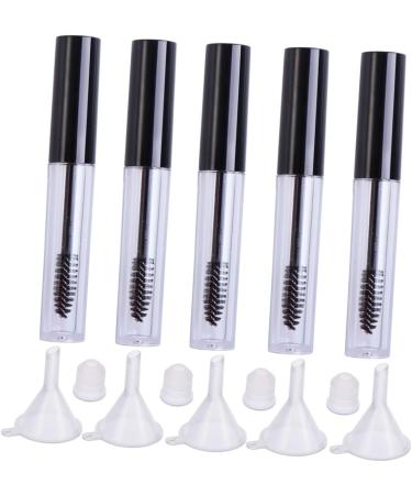OHPHCALL 15 Pcs Eyelash Brush Tube Funnel Empty Tube with Inner Plug Empty Eyelash Serum Tube Black Lid 1 g (Pack of 1) Blackx3pcs - Buy Online on GoSupps.com