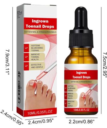 Ingrown Toenail Treatment Drop Ingrown Toenail Treatment Ingrowth Toenail Correction Treatment Oil Correction Ingrown Toenail Drops Cuticle Care Oils For Ingrown Toenails Fungal Toenail Treatment - Buy Online on GoSupps.com