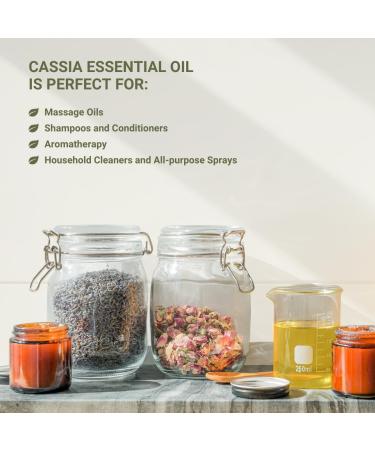 Cassia Essential Oil - Pure Cinnamon Cassia Oil for Skin Body & Aromatherapy - 15 mL Malagassi Essential Oil - Buy Online on GoSupps.com