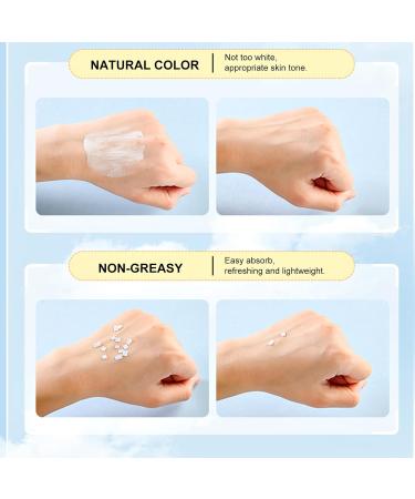 Sun Cream SPF 50 Sunscreen SPF 50 Face & Body High Protection Face Sun Cream SPF 50 Strong UVA & UVB Against SPF 50 Face Moisturiser Non Greasy & Natural Skin Tone Suncream Water-Resist 40g - Buy Online on GoSupps.com