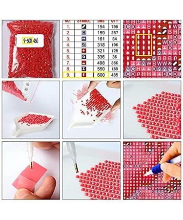 Reacoolfun 5D Cross Diamond Painting Kit: DIY Christ Paint with Diamonds Full Drill Craft Art (Flower Cross) - C-50 - Buy Online on GoSupps.com