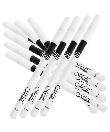 Beavorty 20 Pcs Lying Silkworm Eyeliner Makeup Caboodle White Eyeshadow Eyeliner Pens Makeup Set Miss Make up 1 count (Pack of 1) Whitex2pcs