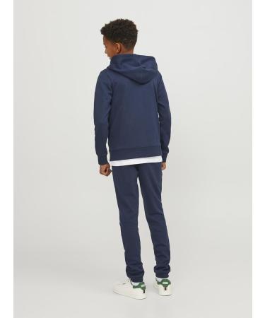 JACK & JONES Boys Jjibasic Sweat Pants Noos Jr - Navy Blazer Jogging Pants for 16 Years - Stylish & Comfortable International Shipping Available - Buy Online on GoSupps.com