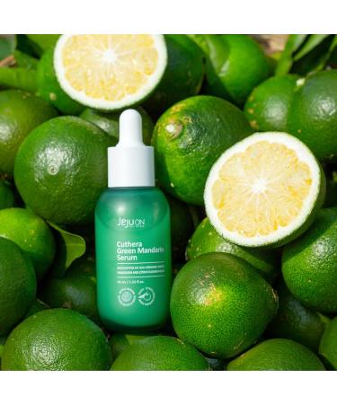 Cuthera Green Mandarin Korean Serum - 1.52 Fl Oz | Skin Calming Hydrating & Moisture Retention with Jeju Natural Ingredients - Buy Online on GoSupps.com