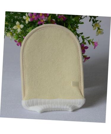 Natural Loofah Bath Sponge & Exfoliating Scrubber - Healeved Soft Bath Gloves for Gentle Cleaning - Buy Online on GoSupps.com