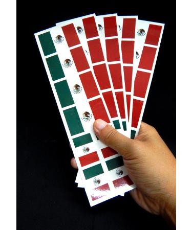 40 Mexican Flag Tattoos - Perfect for Mexico Party Favors - Buy Online on GoSupps.com