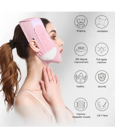 Facial Slimming Straps & Double Chin Reducer Band for Men & Women - V-Line Face Mask & Reusable Moisturizing Tape - Buy Online on GoSupps.com
