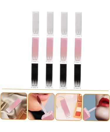 minkissy 12pcs Gradient Color Lip Gloss Tubes Cute Reusable Lip Oil Bottles For Travel For Lip Gloss Cosmetics Compact Space Saving For Filling Creative Makeup - Buy Online on GoSupps.com