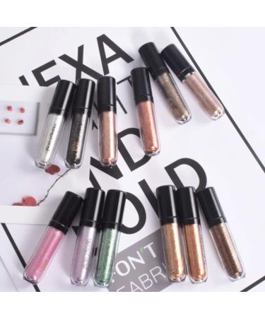 6 Colors Liquid Eyeshadow Set - Metallic Glitter Waterproof & Durable Pigmented Shine - Buy Online on GoSupps.com