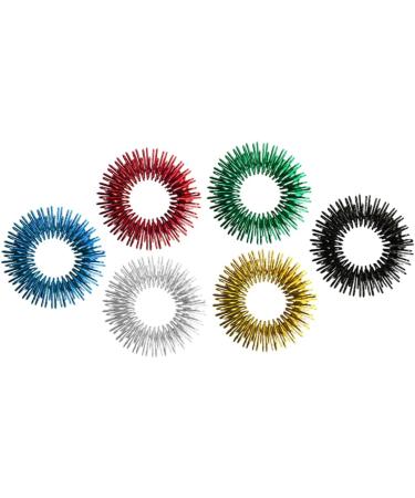 Gleavi 18 Stk Acupressure Finger Rings for Kids | Stress Relief Toys & Hand-Folding Massage Devices for Children - Buy Online on GoSupps.com