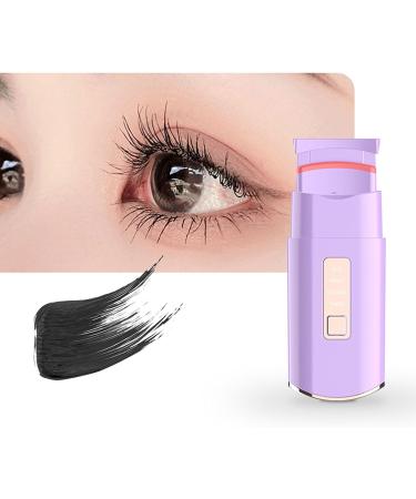 Heated Eyelash Curlers Electric Heated Eyelash Curler 8S Quick Heat Up Handheld Eyelash Heated Curler 3 Levels Temp Settings Eyelash Curler for Makeup Purple - Buy Online on GoSupps.com