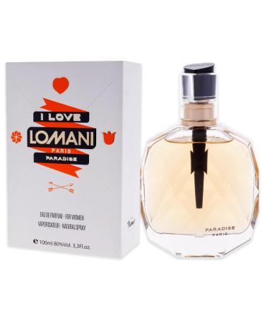 Lomani I Love Lomani Paradise Women EDP Spray 3.4 oz 3.4 Ounce (Pack of 1) - Buy Online on GoSupps.com