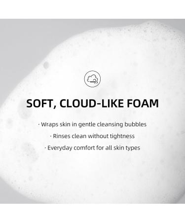 DEEOM Real Yam Brightening Cleanser Gentle Foaming Face Wash for Sensitive Skin with Rice Water Hydrating & Deep Pore Cleansing Korean Skincare 6.76 oz - Buy Online on GoSupps.com