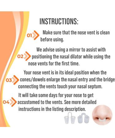 Buy Nose Vent Sinus Relief - Pack of 12 Reusable Snoring Devices for Peaceful Sleep | Mobi Lock - Various Sizes & Types - Buy Online on GoSupps.com