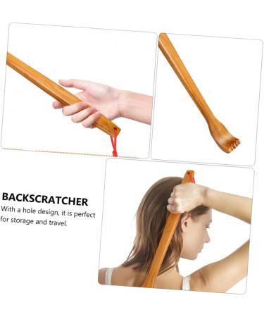 Beaupretty 2-in-1 Wooden Massage Device | Travel Itch Relief & Back Scratching Tool | Fragrant Wood Design - Buy Online on GoSupps.com