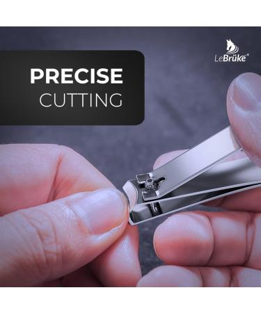 Lebr ke 2 Nail Clippers - Extra Sharp Blade for Fingernails & Toenails - Strong & Sturdy - Buy Online on GoSupps.com