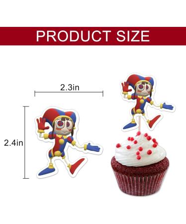 25PCS Amazing Circus Cake Topper Digital Birthday Cake topper Theme Party Decoration Paper Cup Cake Topper for Teenage Boys and Girls - Buy Online on GoSupps.com