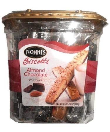2 set Nonni Almond Chocolate Biscotti, 2.07-Pound, 2 lbs 1.25 oz .2 set.-2.08 Pound