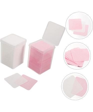minkissy 2 Boxes Eyelash Wipes Nail Polish Remover Pads Gel Nail Polish Remover Extension Glue Cleaning Wipe Cleaning Wipes Nail Tool Nail Polish Cleaning Pad Plastic Adhesive Dedicated - Buy Online on GoSupps.com