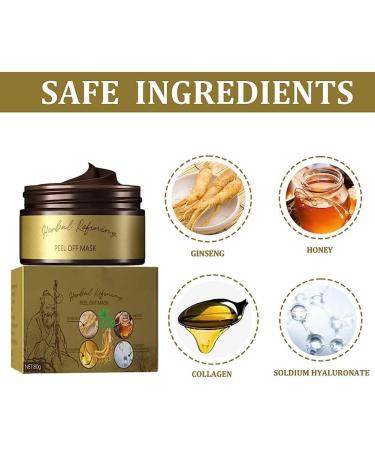 Masque Peel-Off Affinant Pro-Herbal Masques nettoyants anti-points noirs 80 ml Masque nettoyant en profondeur Masque Peel Off pour les points noirs et les pores (1) - Buy Online on GoSupps.com