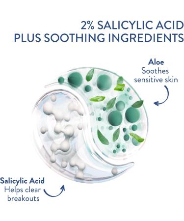 Cetaphil Gentle Clear Blemish Cleanser with 2% Salicylic Acid - 124ml - Buy Online on GoSupps.com