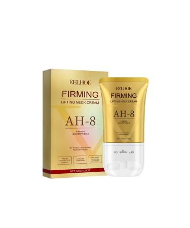 Firming Lifting Neck Cream with AH-8 Glycerin and Hyaluronic Acid - Reduces Neck Lines and Sagging Improves Skin Firmness and Hydration - Convenient Roller Design for Easy Application