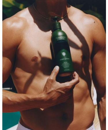 Flamingo Estate Clary Sage & Ionian Bergamot Body Lotion Hydrating & Moisturizing 16.9 Fl Oz (500 mL) with Jojoba Oil Avocado Oil Oat Plant-Based Cruelty Free - Buy Online on GoSupps.com