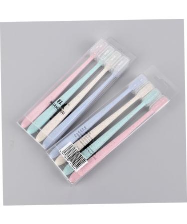 Buy Organic Charcoal Toothbrush Set - 16 Eco-Friendly Travel Toothbrushes with Caps - Household Care for Vegans - Buy Online on GoSupps.com