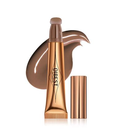 Contour Beauty Wand  Liquid Face Concealer Contouring with Cushion Applicator  Shading Bronzer Stick Natural Matte Finish  Lightweight Blendable Super Silky Cream Contour Makeup Stick 01 Contour