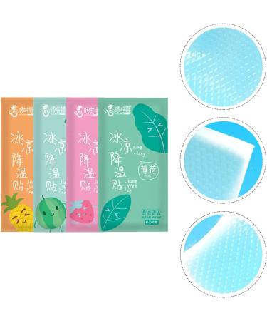 40Pcs Fruit Pattern Cooling Gel Patches - Fever Relief Strips for Forehead - Headache Relief Cooling Gel Sheets - Buy Online on GoSupps.com